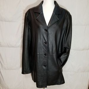 Modern Essentials womans Leather jacket, size XL